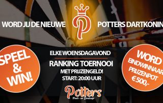 Dartkoning Potters - Rankingtoernooien Event Header